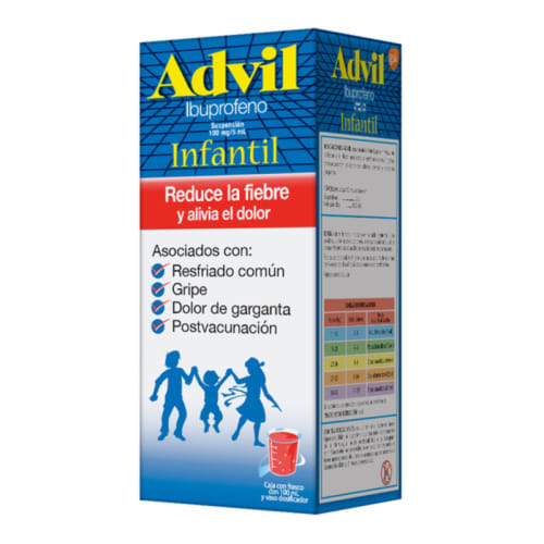 Comprar Advil 100 Mg Con 100 Ml Suspensión