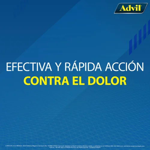 Advil 200 Mg Con 100 Tabletas