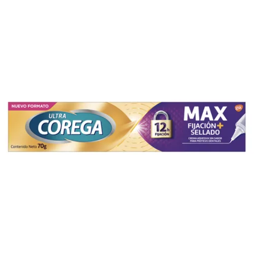 Comprar Corega Máximo Sellado Crema Adhesiva Para Prótesis Dentales Con 70 G