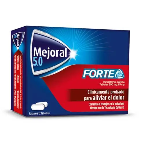 Mejoral 5.0 500/65 Mg Con 12 Tabletas