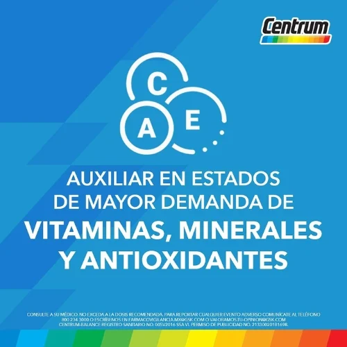 Comprar Centrum Balance Suplemento Alimenticio Con 30 Tabletas.