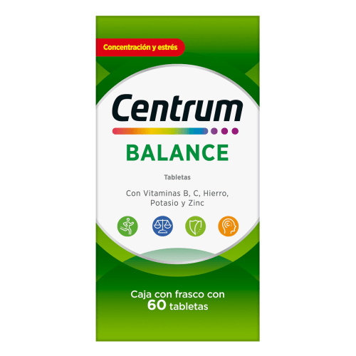 Comprar Centrum Balance Multivitamínico Con 60 Tabletas