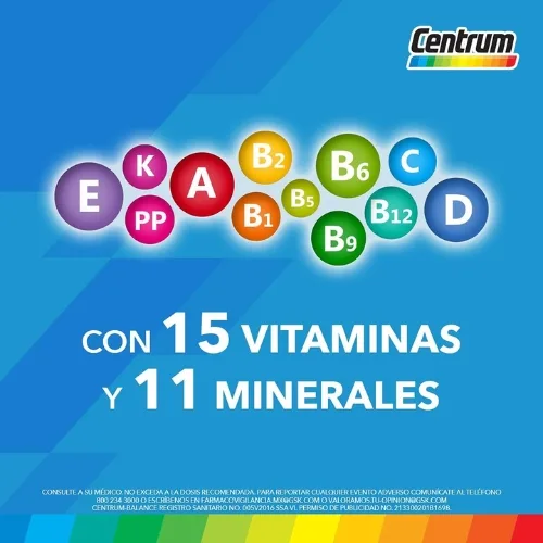 Comprar Centrum Balance Multivitamínico Con 100 Tabletas.