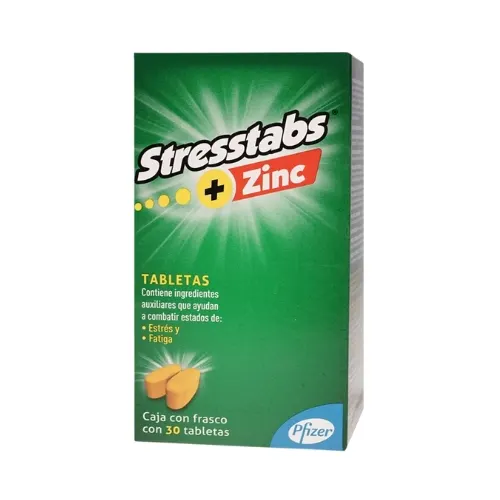 Stresstabs 600 Zinc con 30 Tabletas