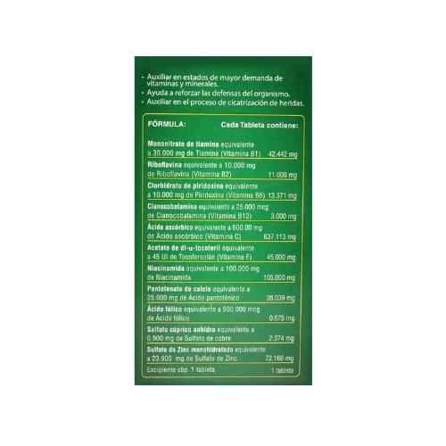 Stresstabs 600 Zinc con 30 Tabletas