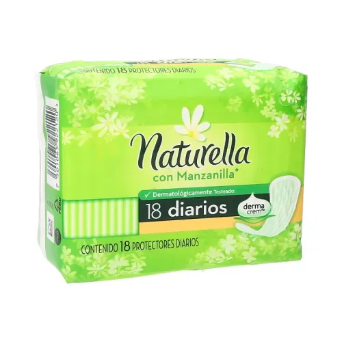 Naturella Con Manzanilla Derma Crem Protectores Diarios 18 Piezas