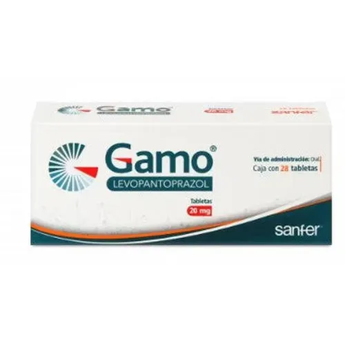 Gamo Pantoprazol 20 Mg Con 28 Tabletas