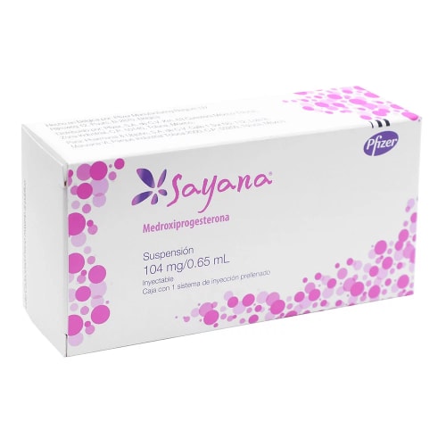 comprar Sayana 104 Mg Solución Inyectable Jeringa Prellenada