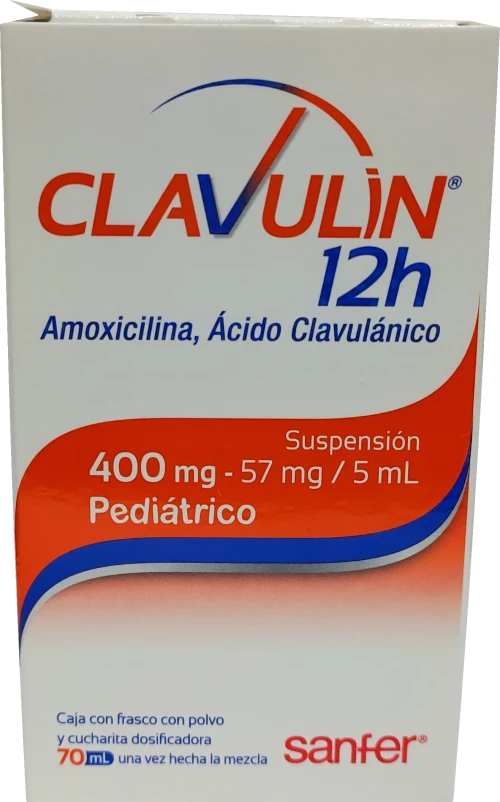 Comprar Clavulin 12H 400/57 Mg Suspensión Con 70 Ml