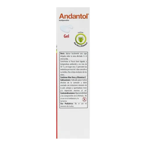 Comprar Andantol 0.75 Gr Gel 100 G