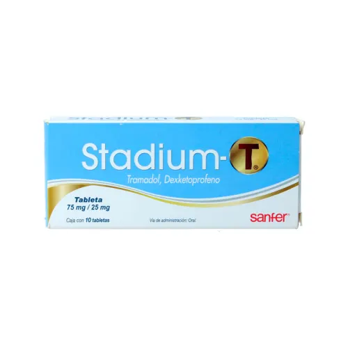 Comprar Stadium-T 75/25 Mg Con 10 Tabletas