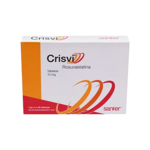 Comprar Crisvi 10 Mg Con 30 Tabletas