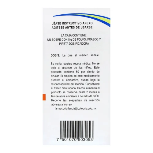 Libertrim Pediátrico 600 Mg Polvo Suspensión Sobre 5 G