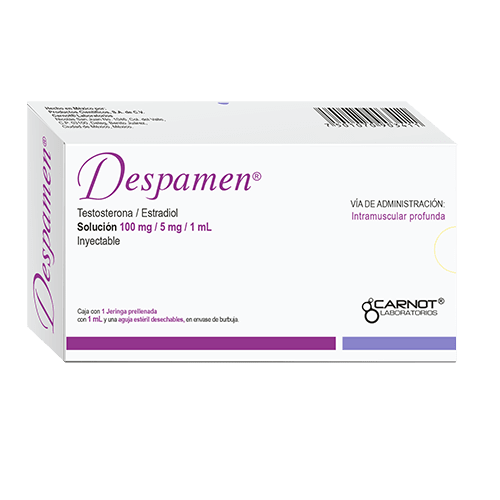 Despamen 100/5 Mg Solución Inyectable Jeringa Prellenada