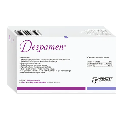 Despamen 100/5 Mg Solución Inyectable Jeringa Prellenada