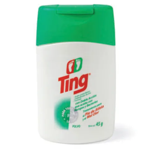 Ting Desodorante Para Pies En Polvo Con 45 G