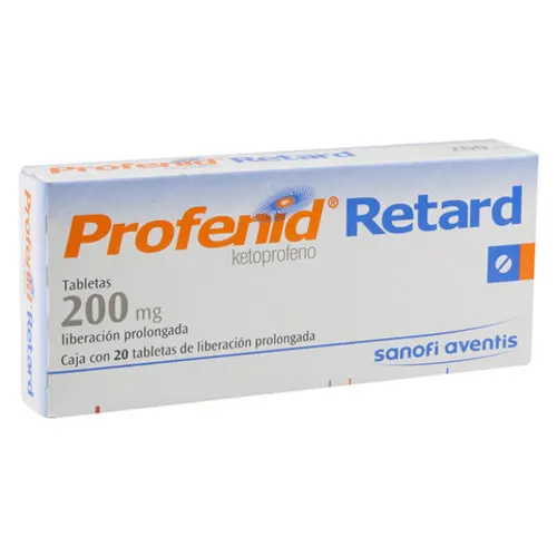 Comprar Profenid Retard 200 Mg Con 20 Tabletas