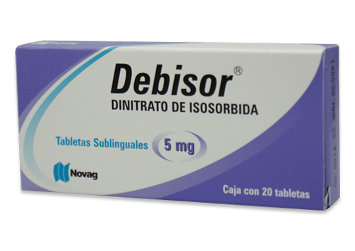 Debisor sublingual 20 tabletas 5 mg precio