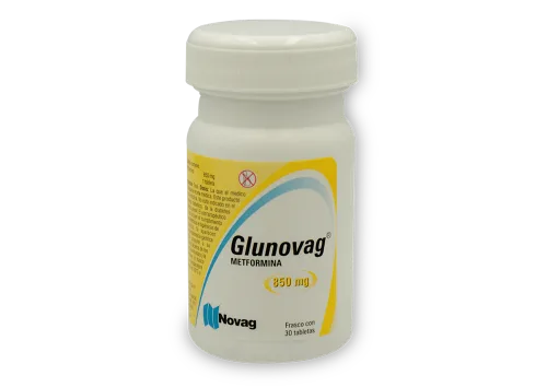 Comprar Glunovag 850 Mg Con 30 Tabletas