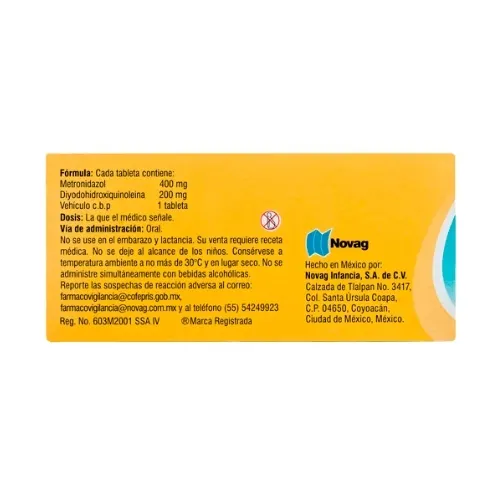 Lambliquin 30 tabletas 400/200 mg precio