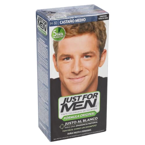 Comprar Just For Men Tinte Para Cabello En Shampoo Tono Castaño Medio 60Ml