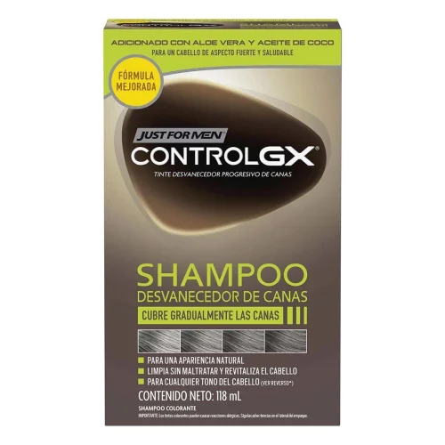 Comprar Just For Men Control Gx Shampoo Desvanecedor De Canas 118 Ml