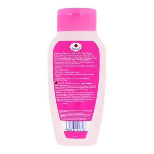 Comprar Benzal Gel Íntimo / Ducha Wash Odor Block 240 Ml Botella