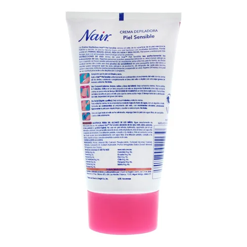 Comprar Nair Crema Depilatoria Piel Sensible Con Aceite De Almendras Dulces 150 Ml