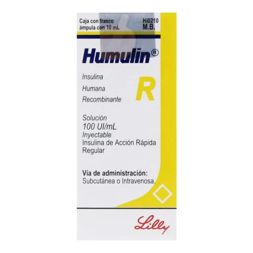 Comprar Humulin R 100 Ui Con 1 Frasco Ámpula