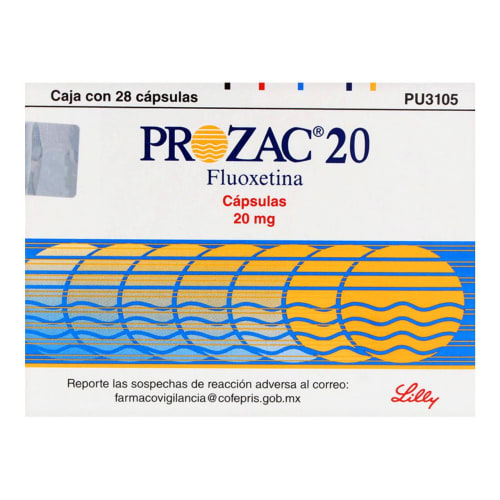 Comprar Prozac 20 Mg Con 28 Tabletas