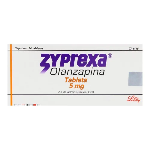 Comprar Zyprexa 5 Mg Con 14 Tabletas