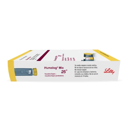 Humalog Mix 25 100 Ui Con 5 Plumas Precargadas