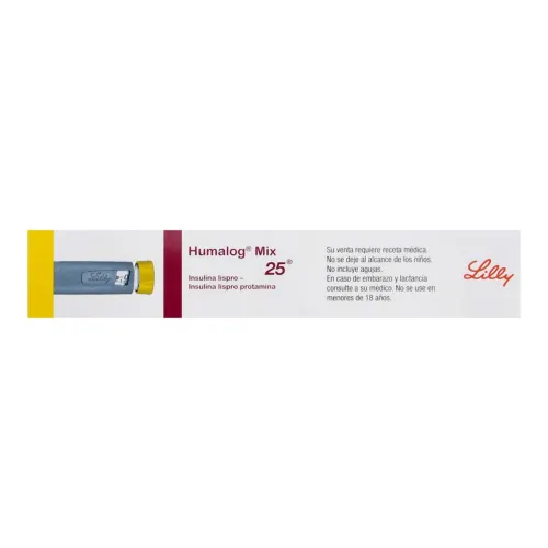 Humalog Mix 25/75 Ui Con Pluma Precargada De 3 Ml