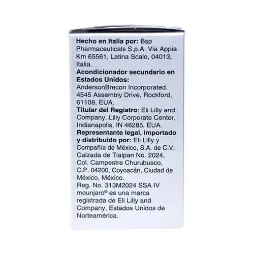 Mounjaro 5 Mg / 0.5 Ml Con 1 Frasco