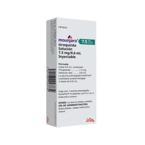 Mounjaro Kwikpen 7.5 Mg/0.6 Ml Con 3 Ml