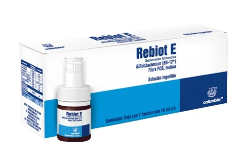 Comprar Rebiot E Suplemento Alimenticio Con 7 Frascos De Solución Ingerible De 10 Ml