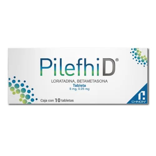 Pilefhid 5/0.25 Mg Con 10 Tabletas