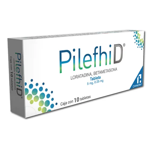 Pilefhid 5/0.25 Mg Con 10 Tabletas