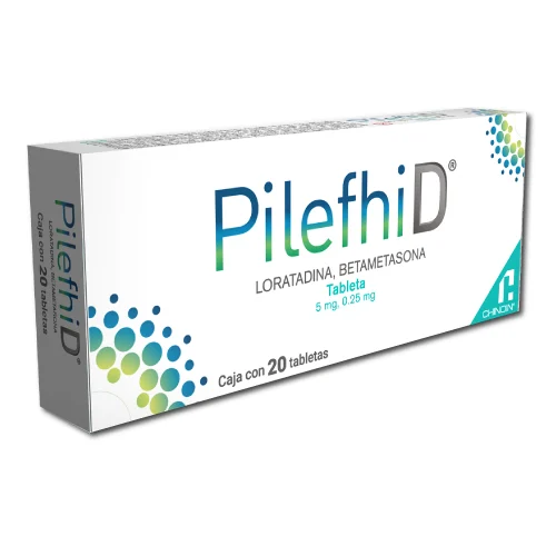 Pilefhid 5/0.25 Mg Con 20 Tabletas