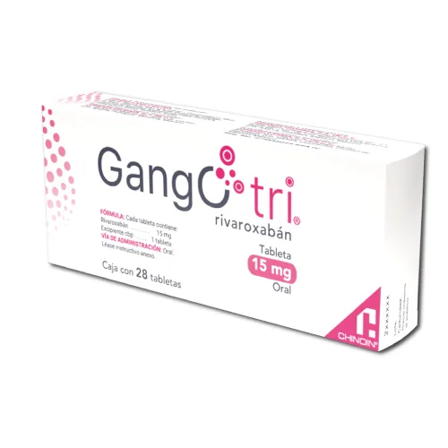 Gangotri Rivaroxabán 15Mg Con 28 Tabletas