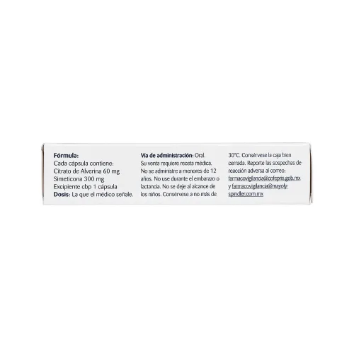 Meteospasmyl 60/300 Mg Con 20 Cápsulas