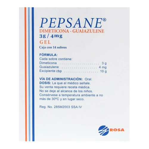Pepsane 3 G/4 Mg Gel Con 14 Sobres