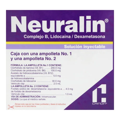 Comprar Neuralin 200/100/5/30/4 Mg Con 2 Ampolletas