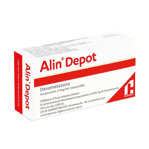 Alin Depot 4 Mg Suspensión Inyectable Frasco Con Ámpula