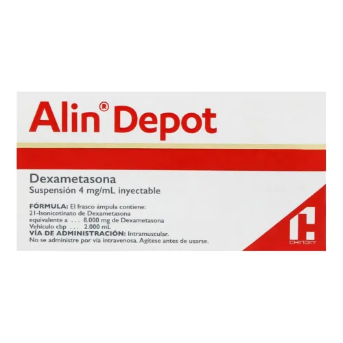 Alin Depot 4 Mg Suspensión Inyectable Frasco Con Ámpula
