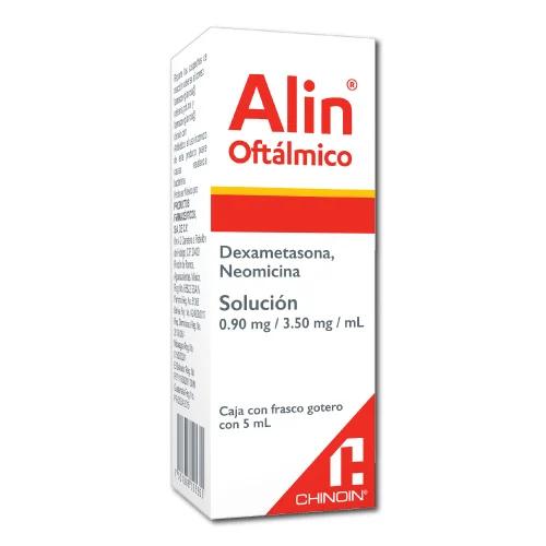 Alin Oftálmico 0.90/3.5 Mg Solución Gotas 5 Ml