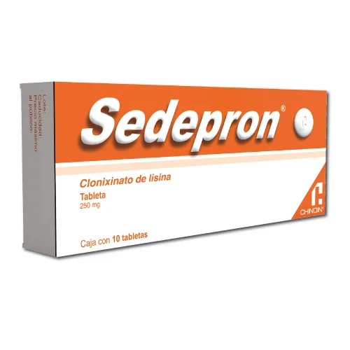 Sedepron 250 Mg Con 10 Tabletas