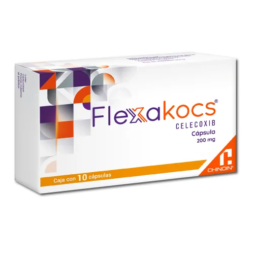 Flexakocs Celecoxib 200 Mg Con 10 Cápsulas
