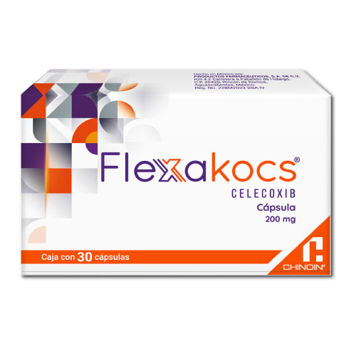 Flexakocs Celecoxib 200 Mg Con 30 Cápsulas