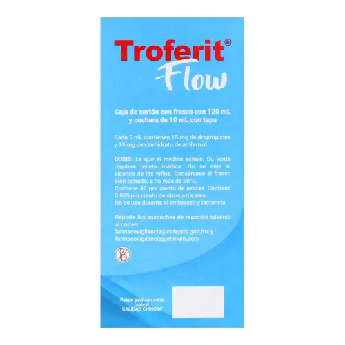 Comprar Troferit Flow 3/3 Mg Jarabe Con 120 Ml